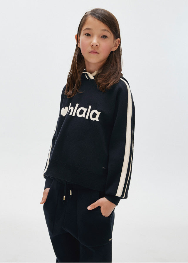 Conj. pantalon largo tricot