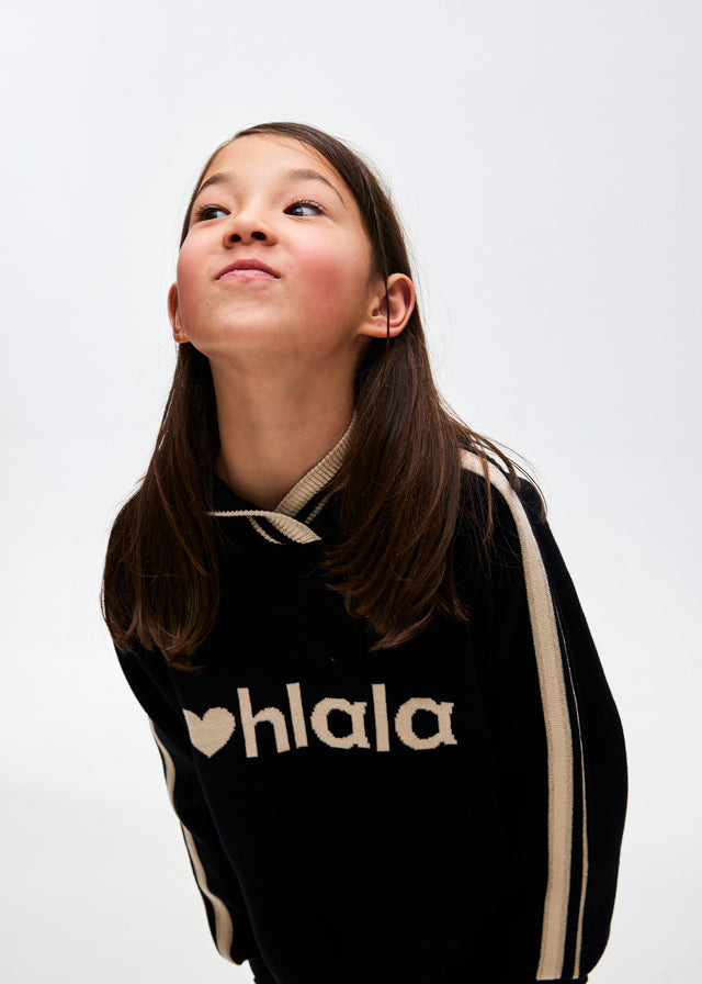 Conj. pantalon largo tricot