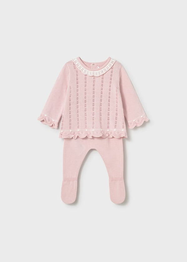 Conj. polaina tricot