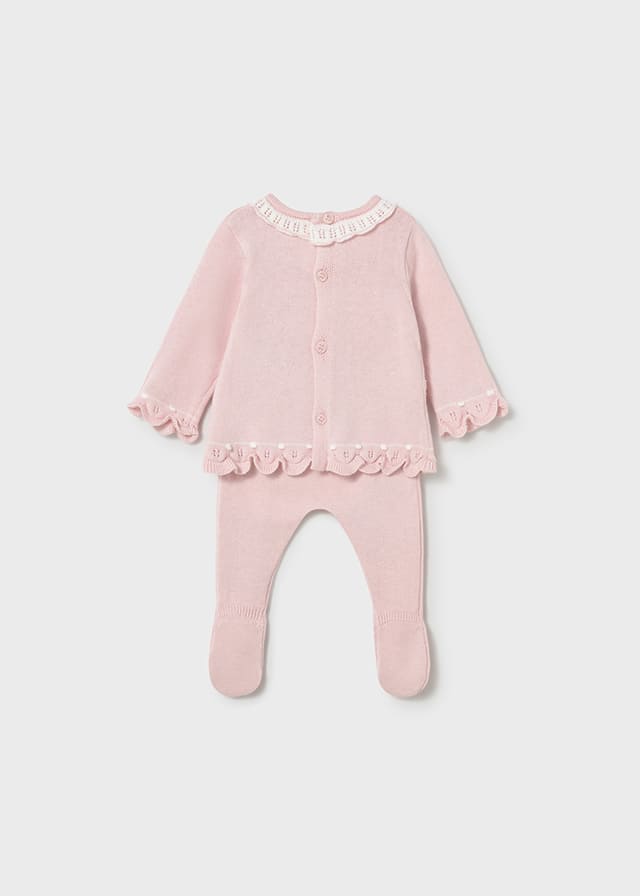 Conj. polaina tricot