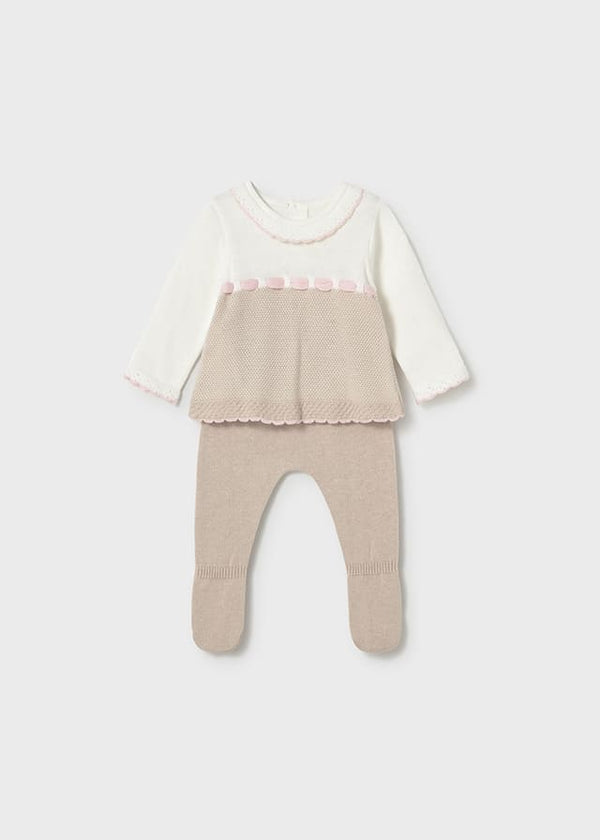Conj. polaina tricot