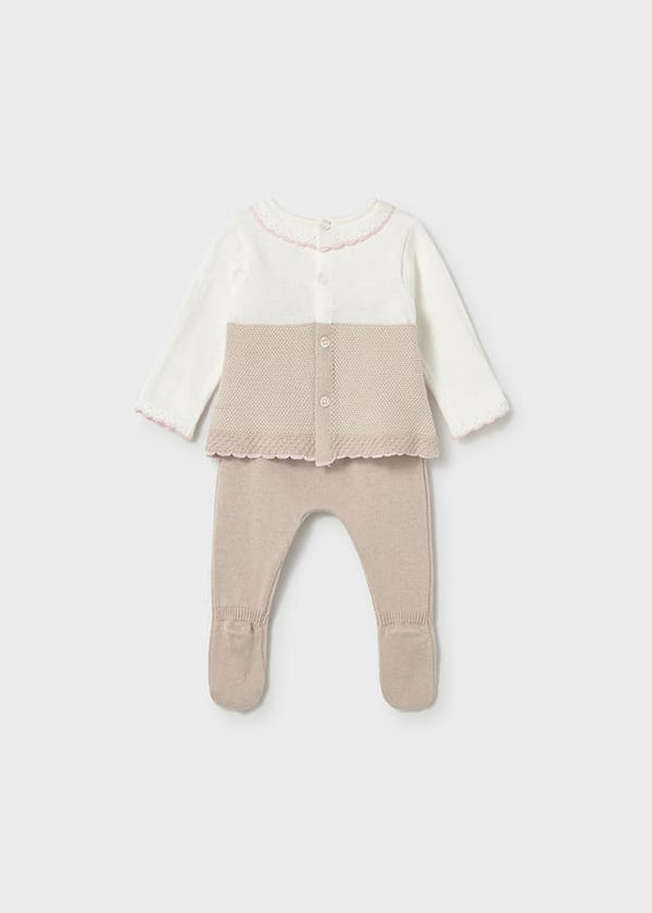Conj. polaina tricot