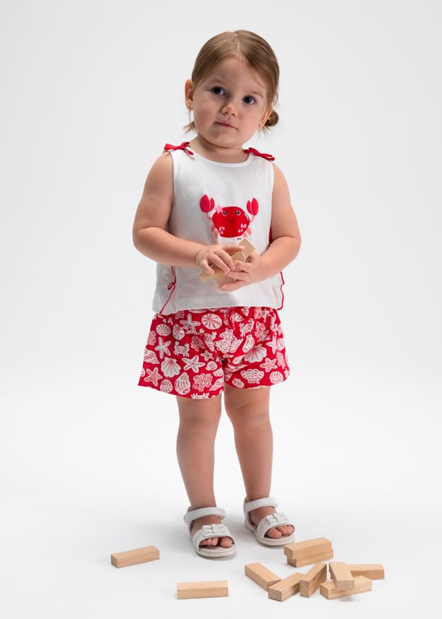 Conj. short estampado y Bañador estampano