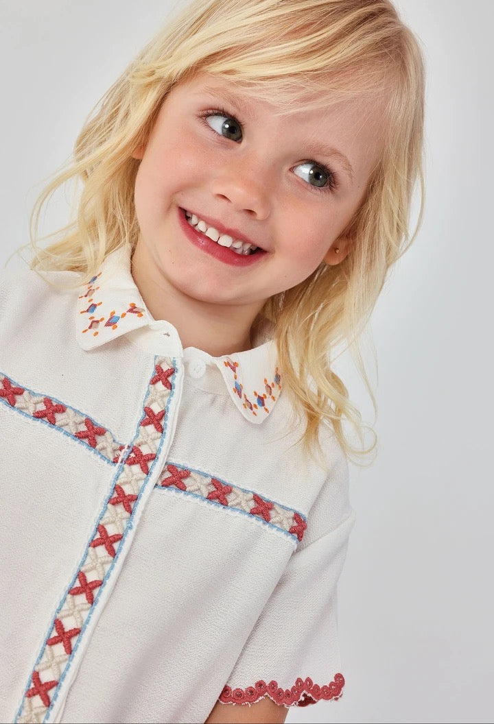 Conjunto tejido de niña