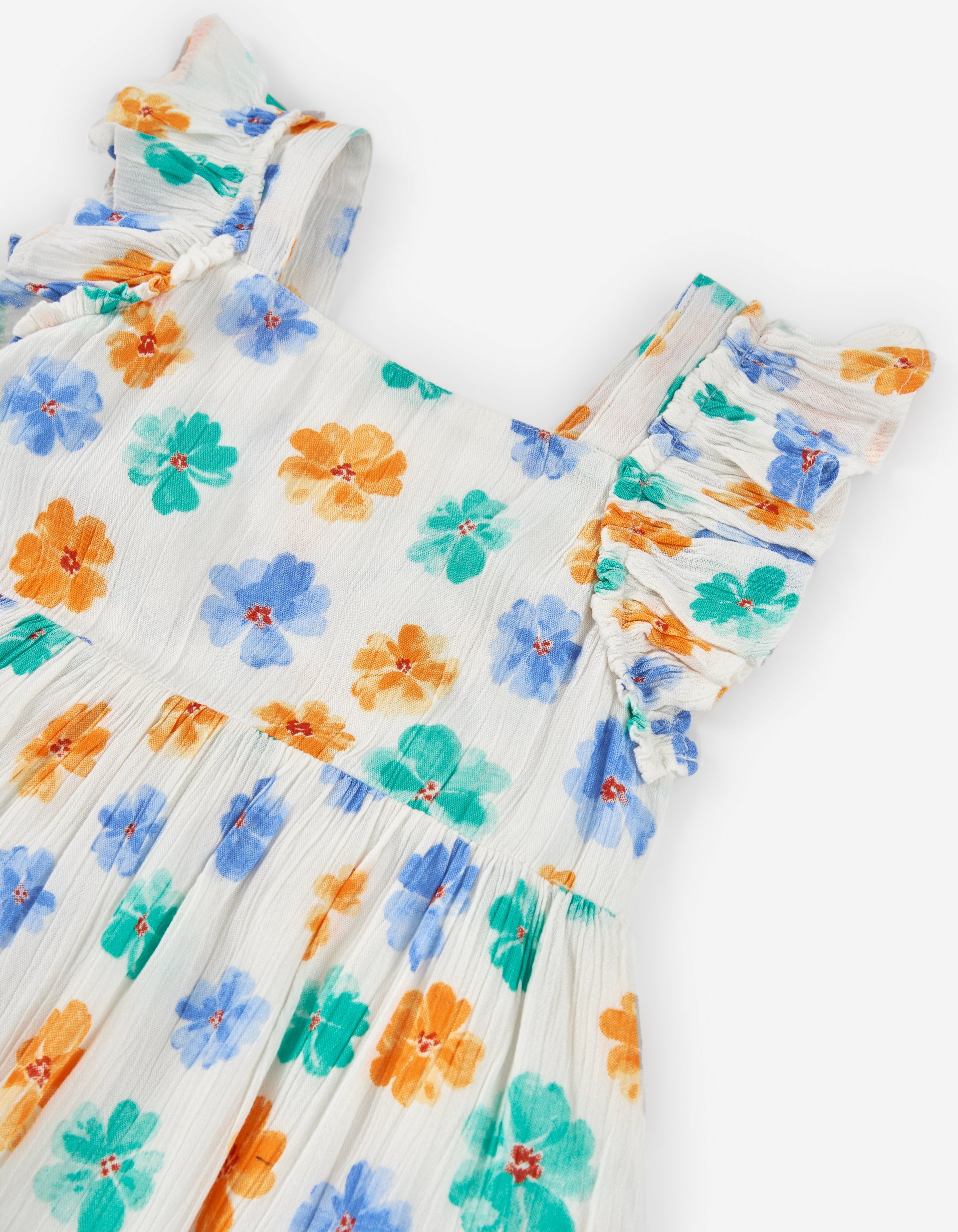 DRESS VOILE AOP