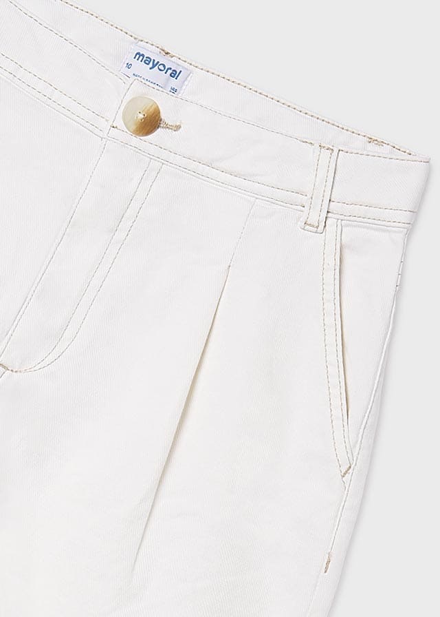 Pantalon largo sarga