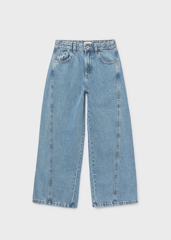 Pantalon largo tejano wide le
