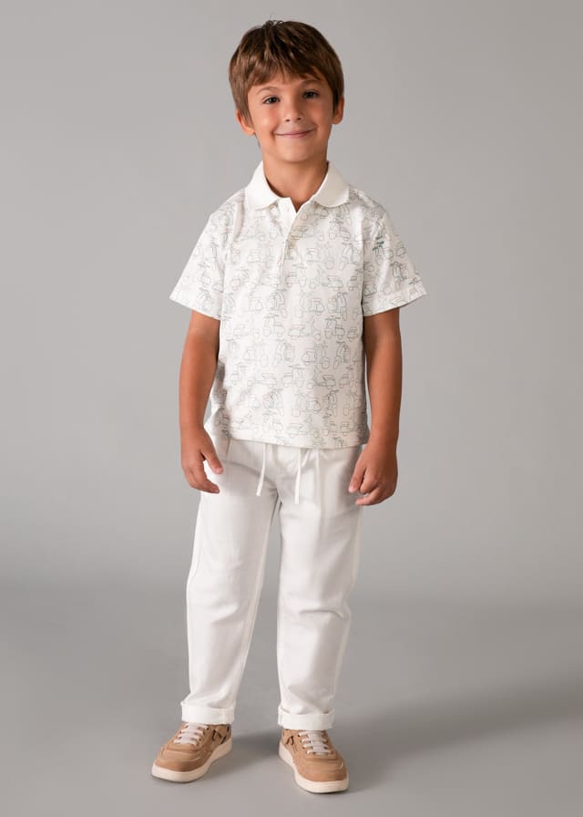 Pantalon lino relaxed