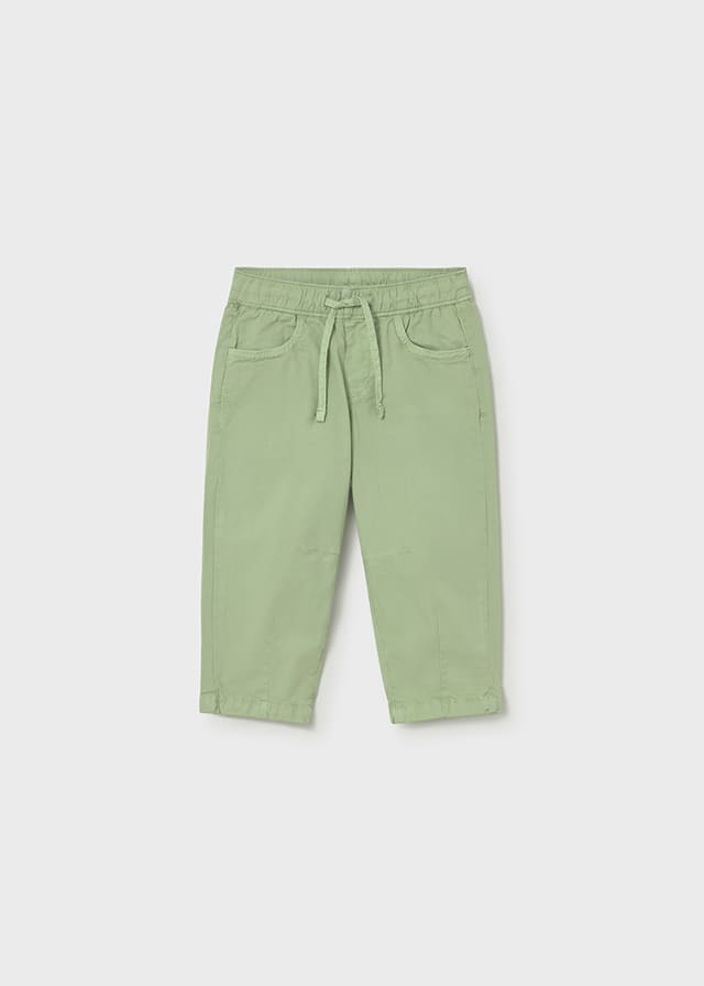Pantalon popelin elastan