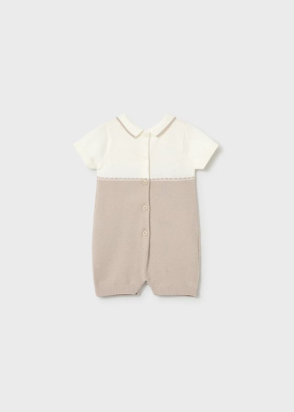 Pelele tricot cuello