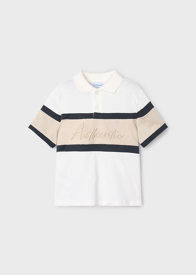 Polo m/c color block