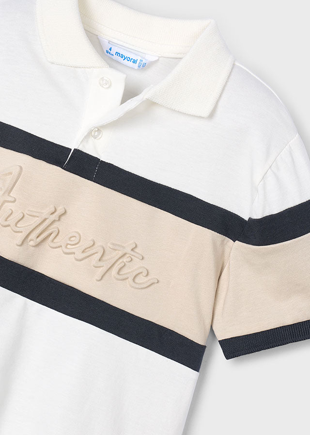 Polo m/c color block