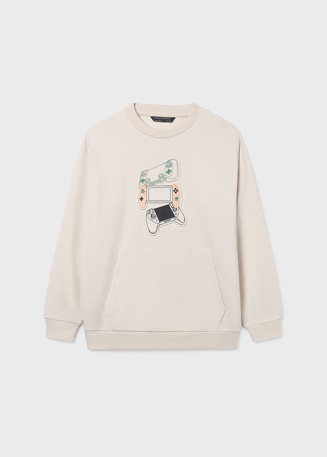Pullover embossed