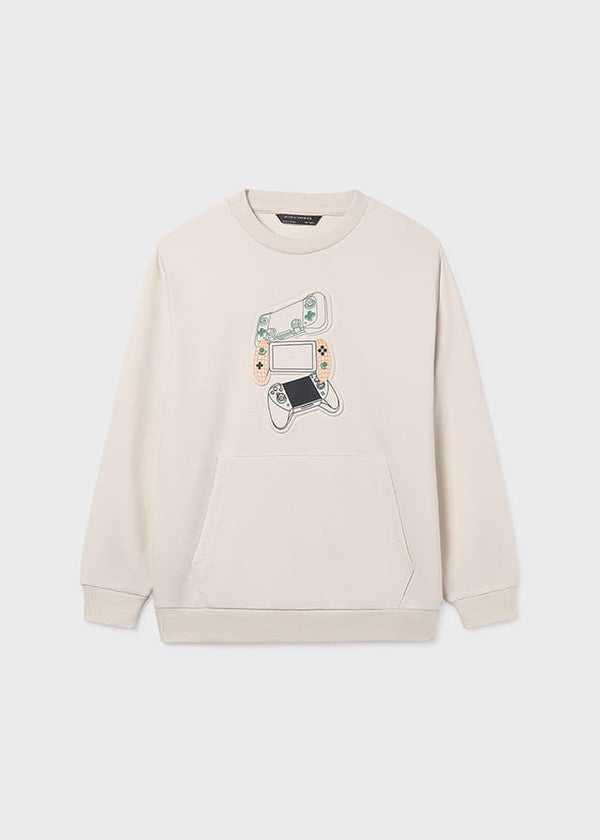 Pullover embossed