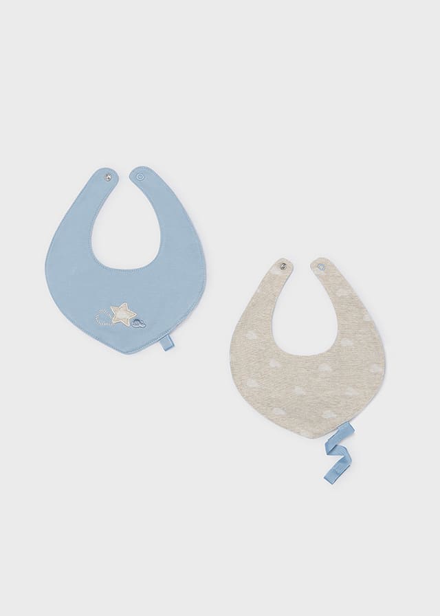 Set 2 baberos bandana