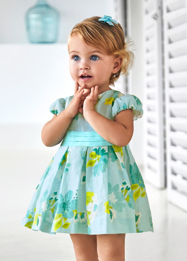 Vestido monolite estampado