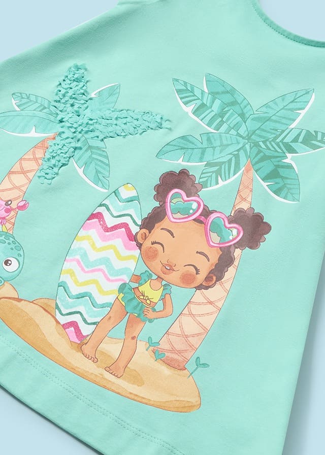 Vestido punto serigrafiado