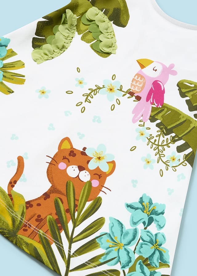 Vestido punto serigrafiado