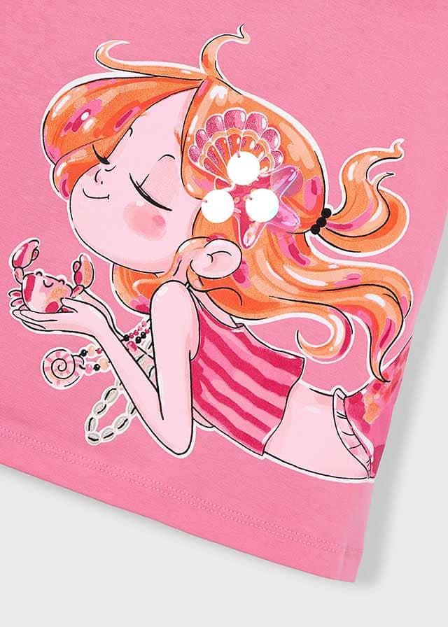 Vestido punto volantes