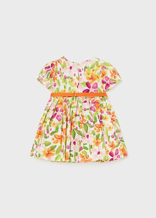 Vestido saten estampado