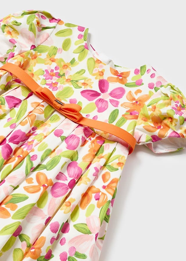 Vestido saten estampado