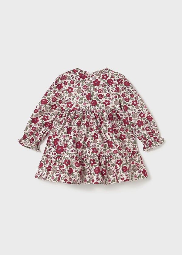 Vestido terciopelo estampado