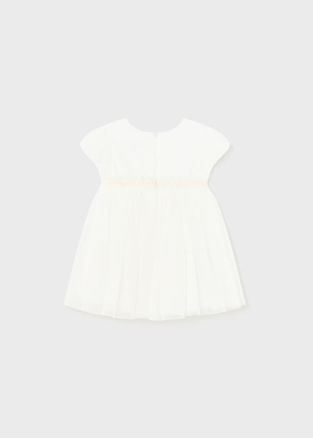 Vestido tul plisado