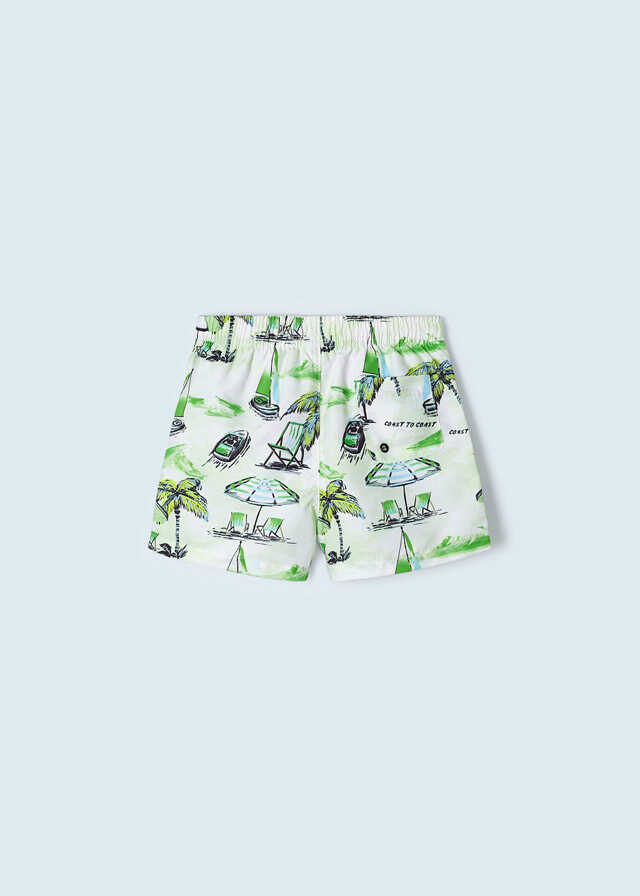 Bañador bermuda estampado