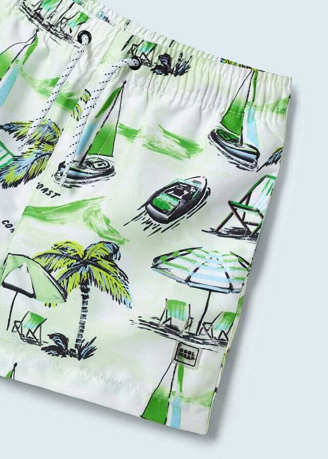 Bañador bermuda estampado