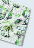 Bañador bermuda estampado