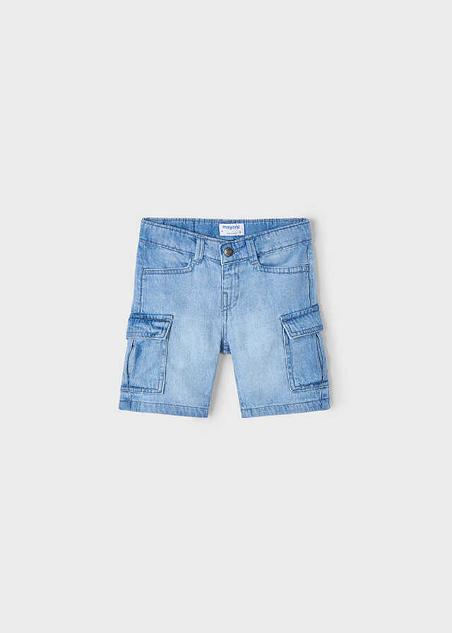 Bermuda denim cargo