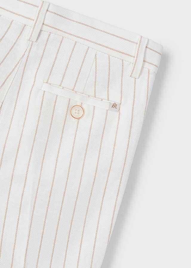 Bermuda lino suiting