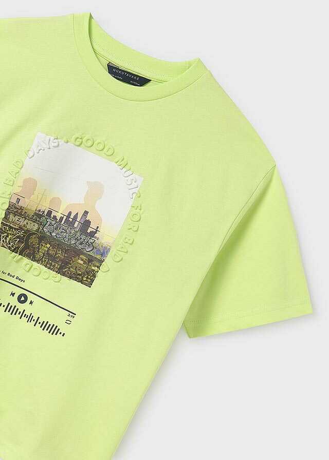 Camiseta m/c embossed