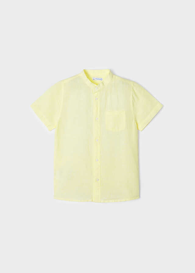 Camisa m/c c/mao lino