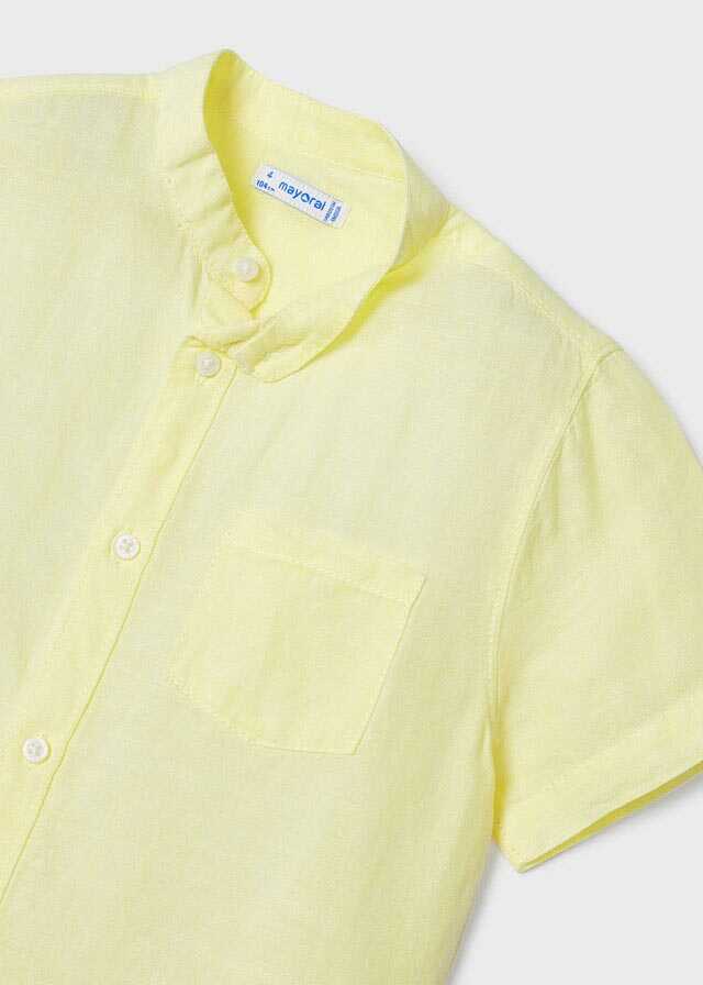 Camisa m/c c/mao lino