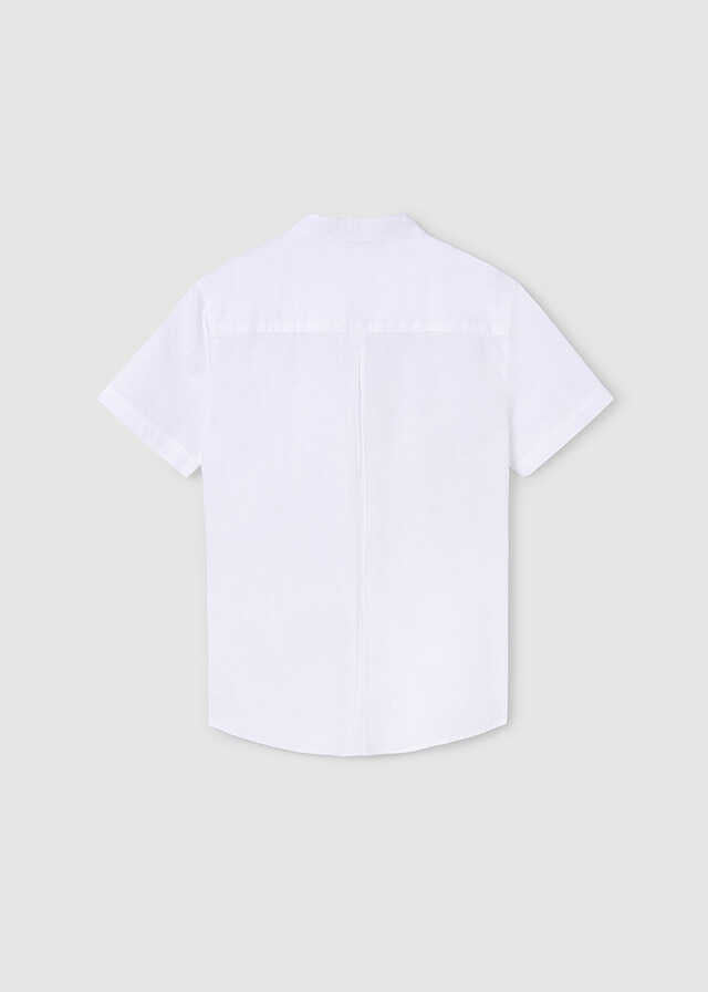 Camisa m/c cuello mao