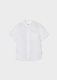 Camisa m/c cuello mao lino