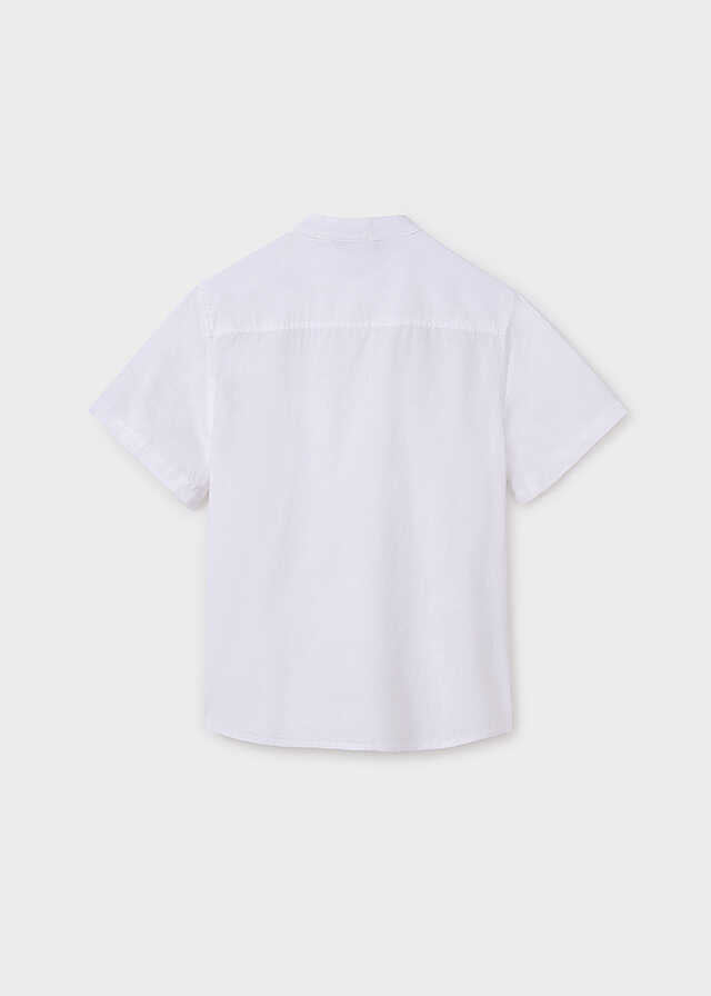 Camisa m/c cuello mao