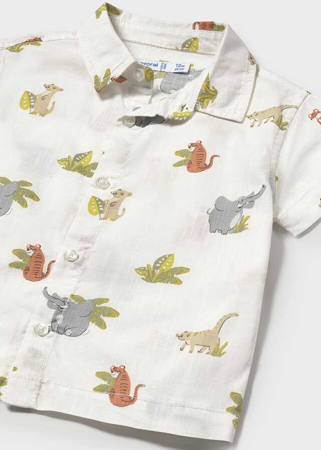 Camisa m/c estampada