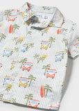 Camisa m/c estampada