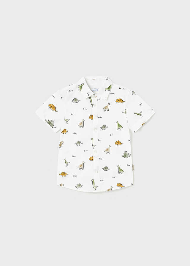 Camisa m/c estampado grande