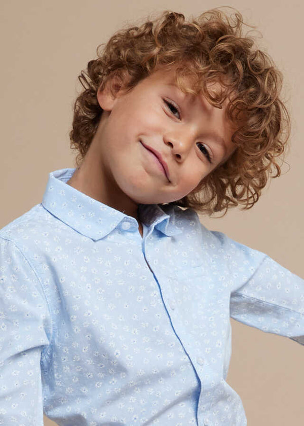 Camisa m/l estampada