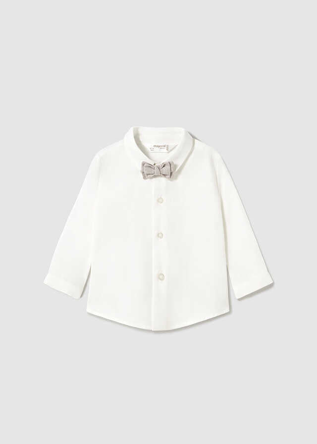 Camisa m/l pajarita