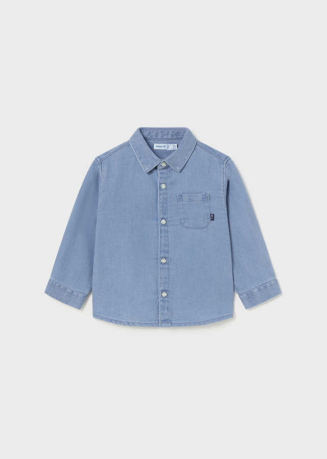 Camisa m/l soft denim
