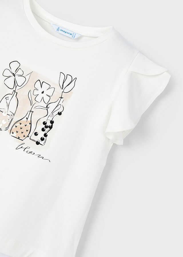 Camiseta m/c aplicaciones