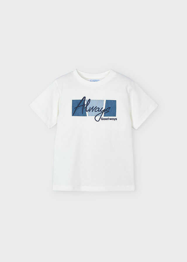 Camiseta m/c apliques