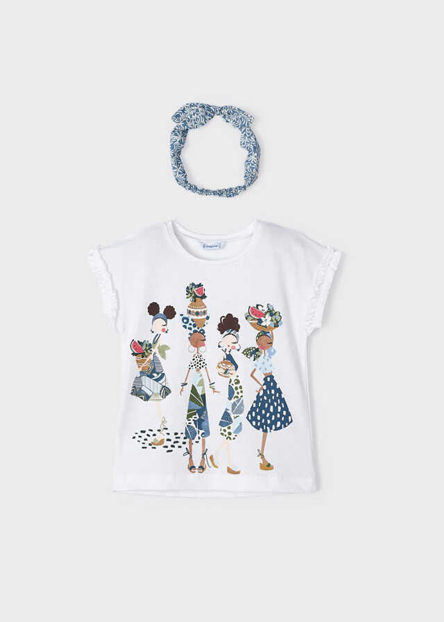 Camiseta m/c banda lazo