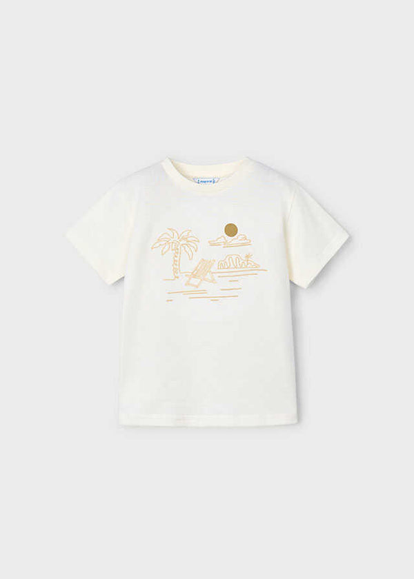 Camiseta m/c bordado