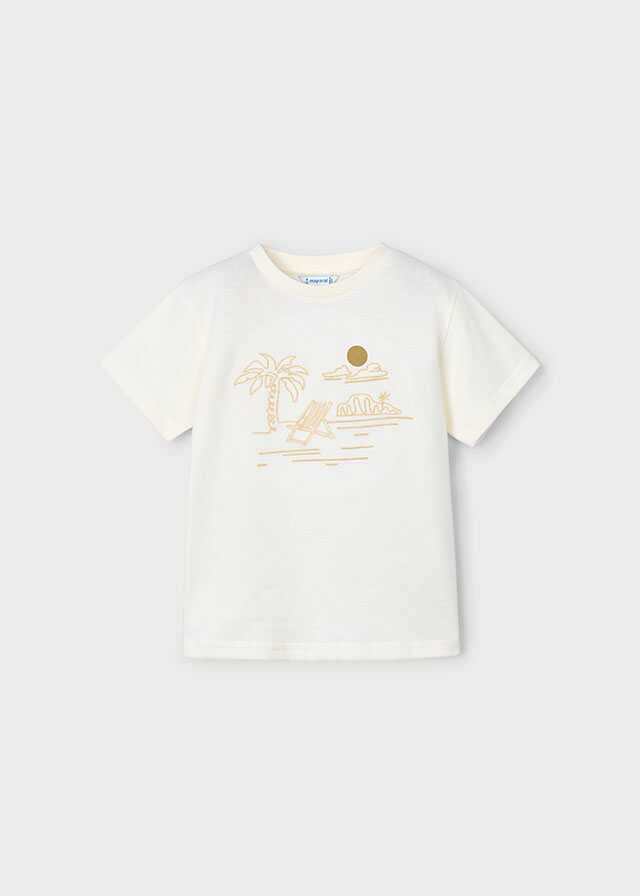 Camiseta m/c bordado