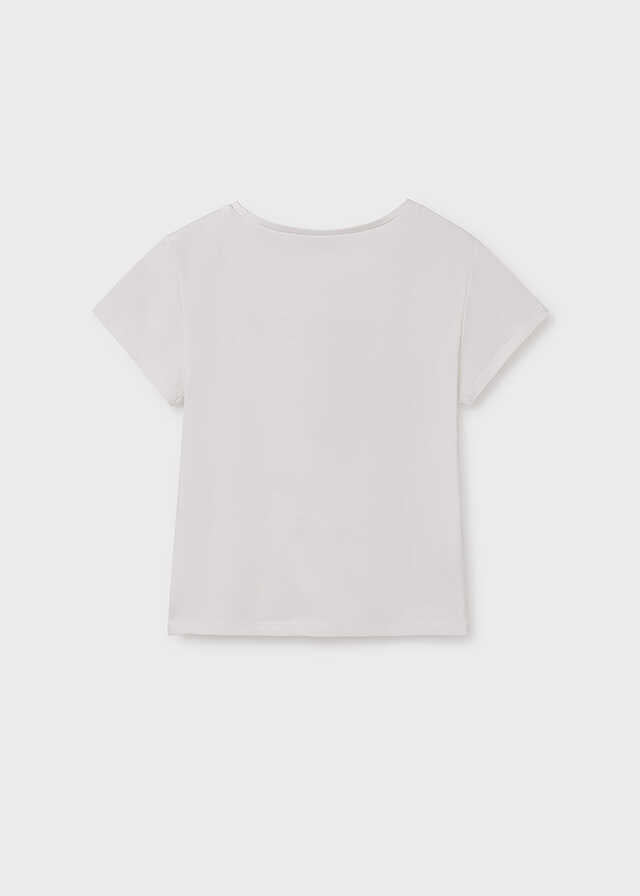 Camiseta m/c bordado